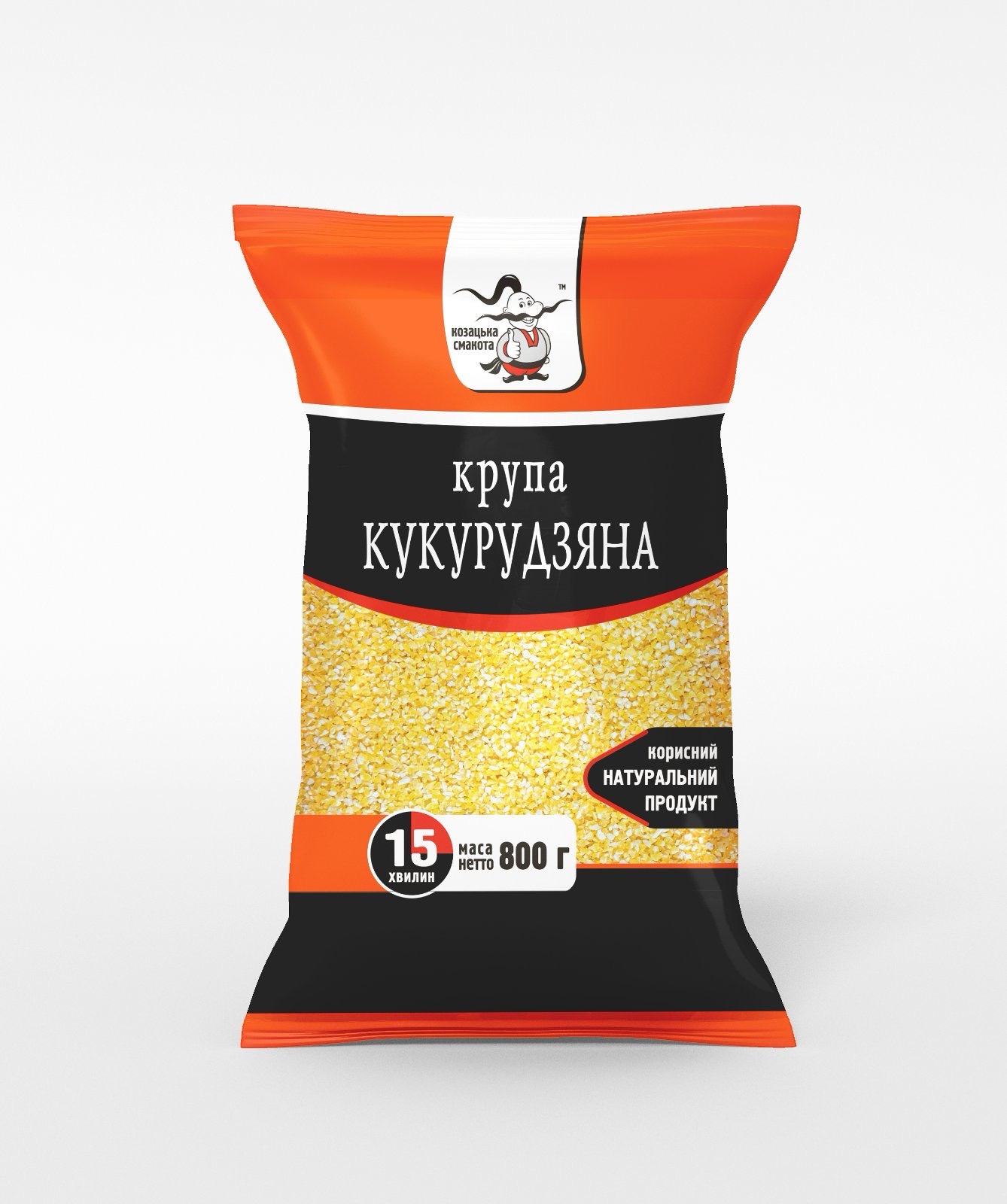 Крупа кукурудзяна 800 г. /ТМ "Козацька Смакота"